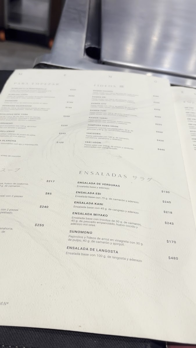 Miyako Perisur Menu Photo 3