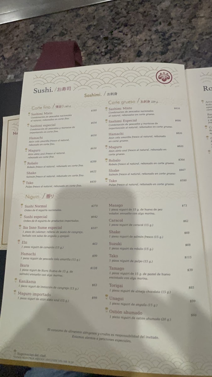 Miyako Perisur Menu Photo 8