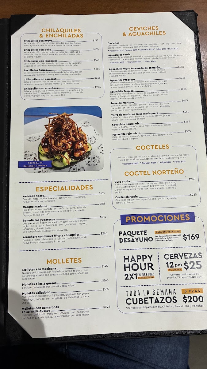 Mobula Menu