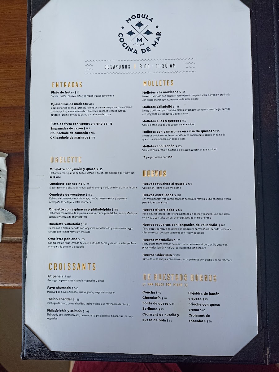 Mobula Menu Photo 9