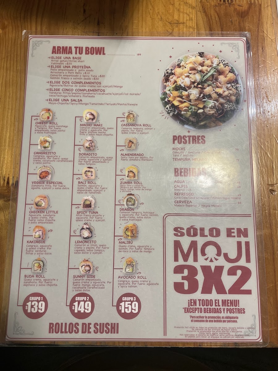 Moji Sushi Menu Photo 2