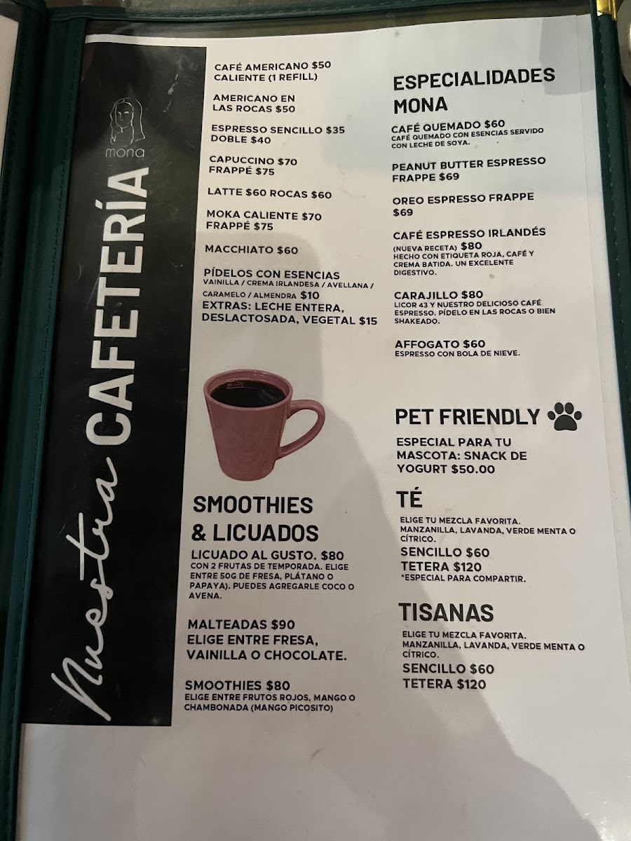 Mona Cafe Menu Photo 8