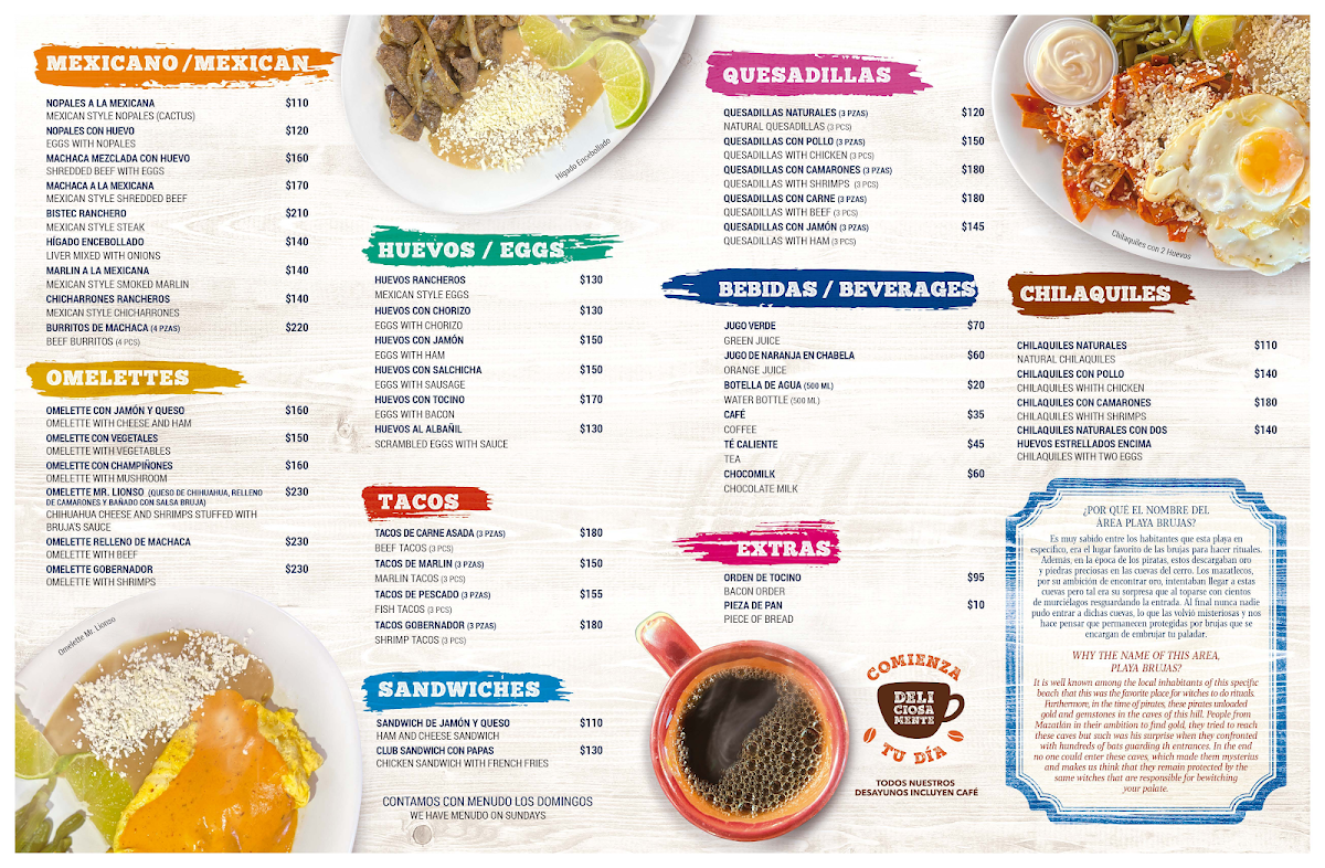 Mr Lionso Menu