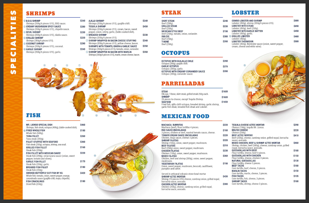 Mr Lionso Menu Photo 2