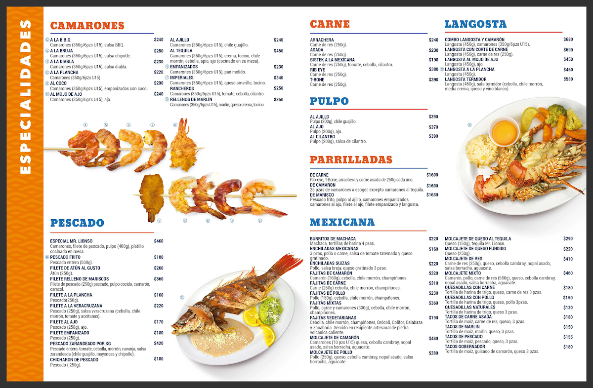 Mr Lionso Menu Photo 3
