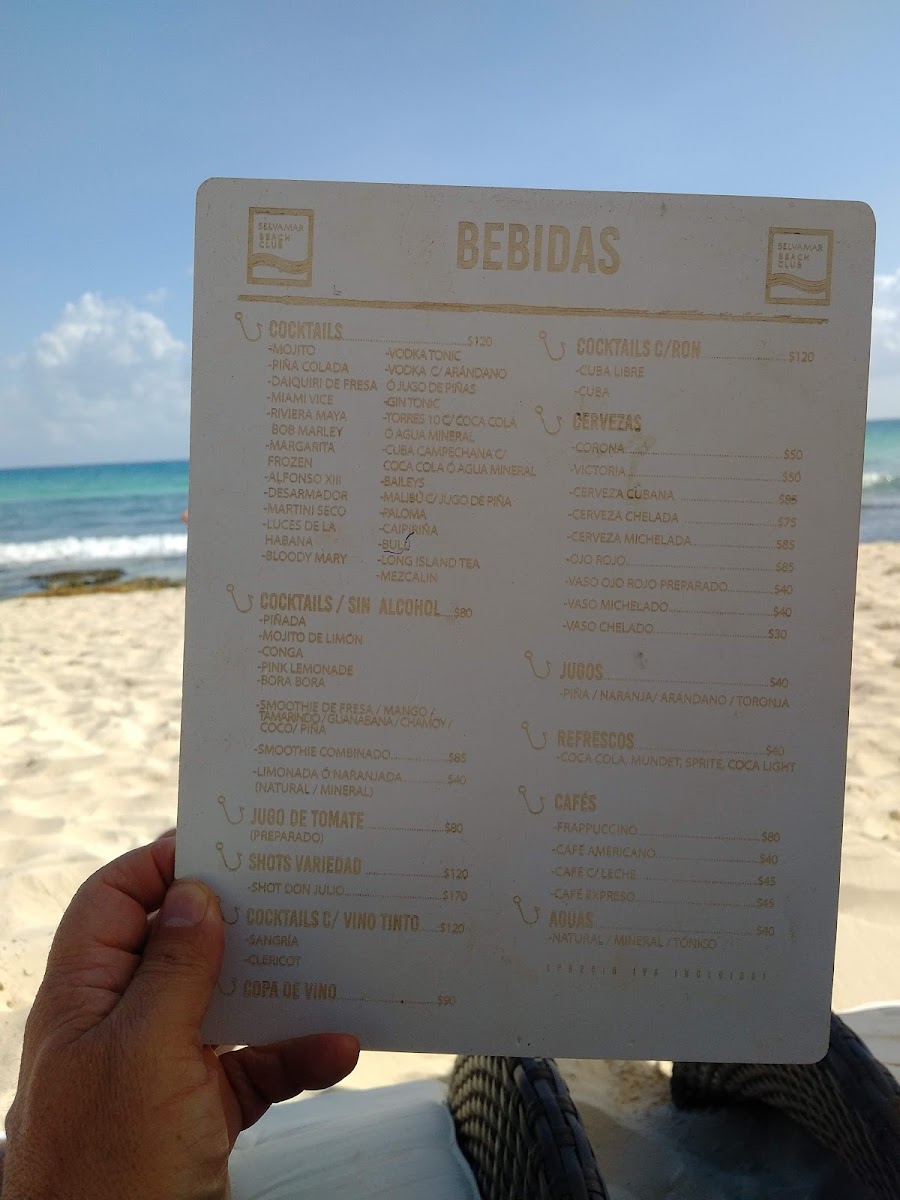 Mvngata Beach Club & Rooftop Menu Photo 2