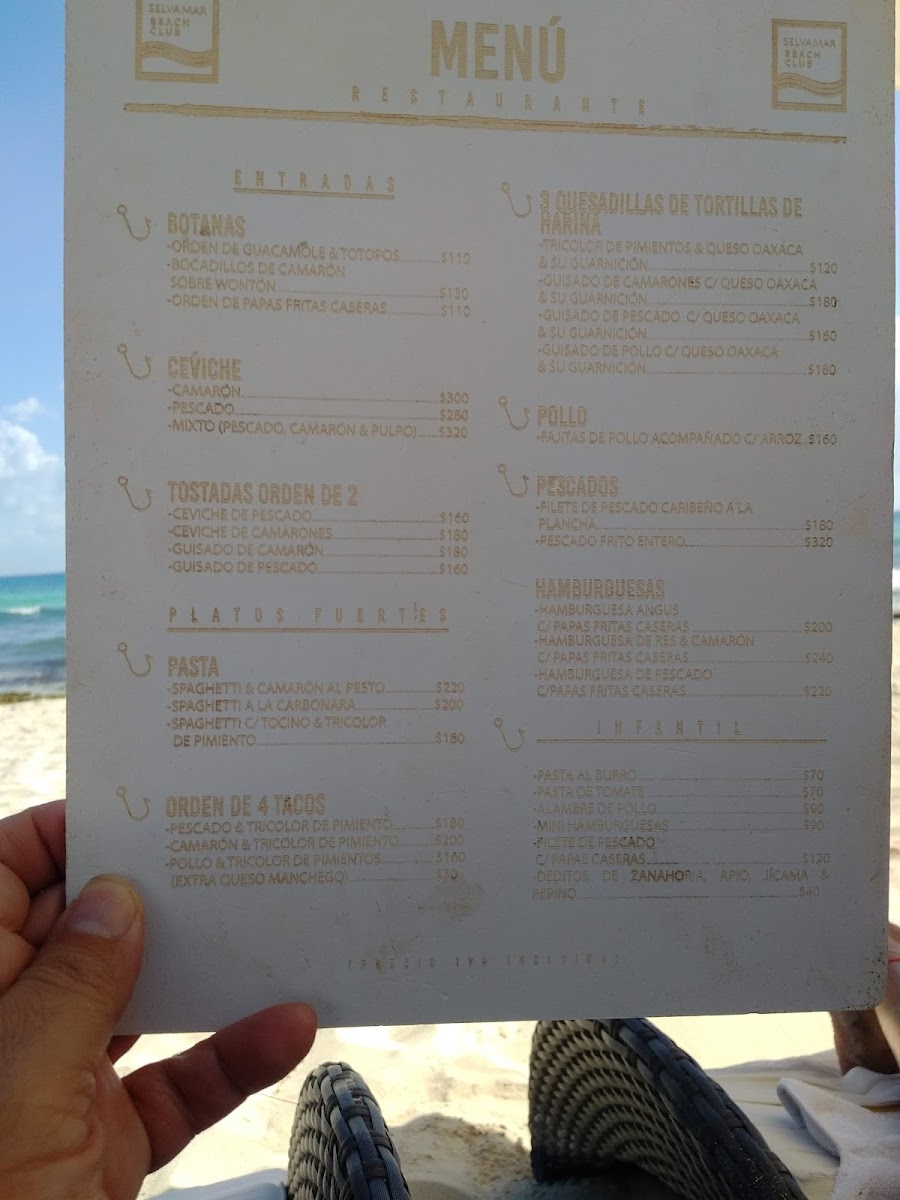 Mvngata Beach Club & Rooftop Menu Photo 3