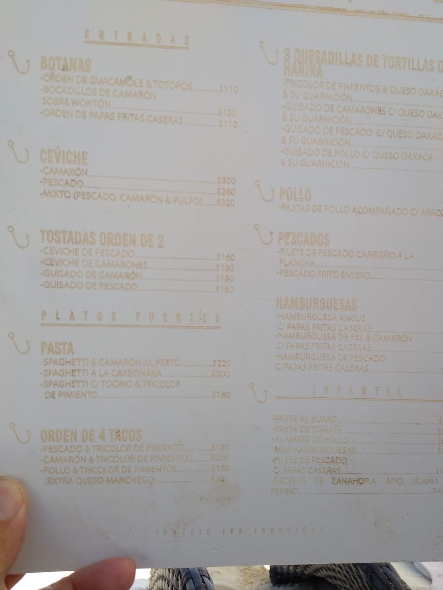 Mvngata Beach Club & Rooftop Menu Photo 4