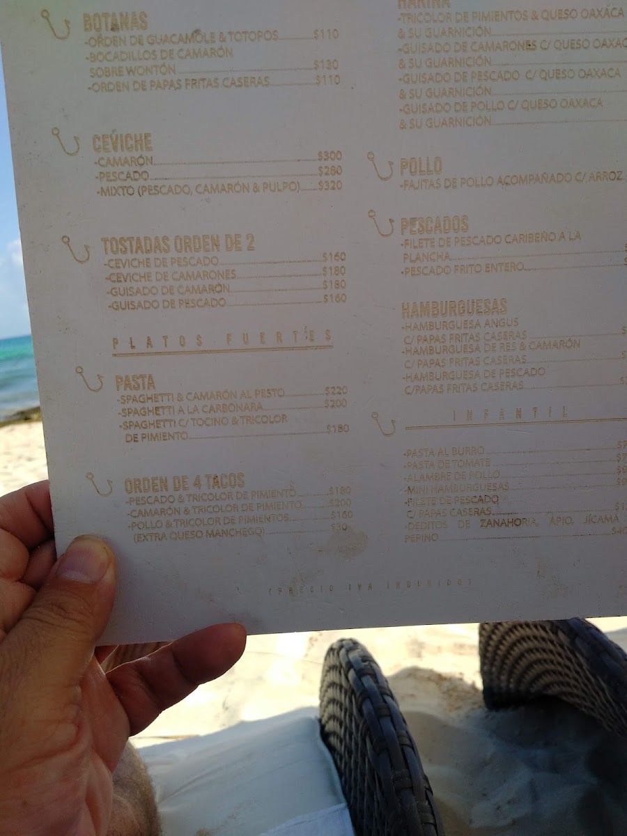 Mvngata Beach Club & Rooftop Menu Photo 5