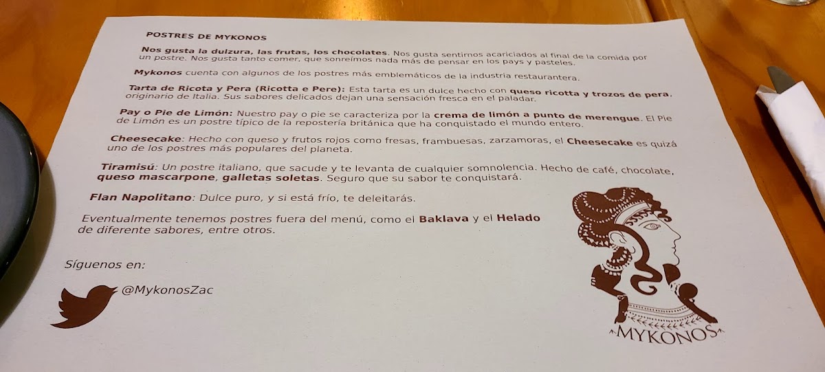 Mykonos Cocina Mediterranea Menu Photo 5