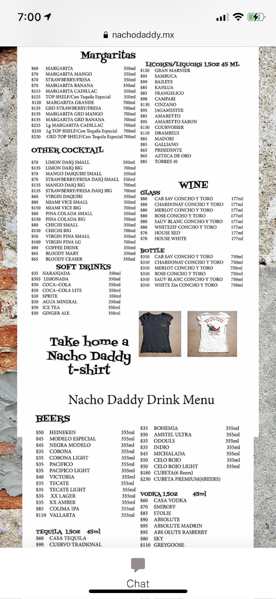 Nacho Daddy Menu Photo 10