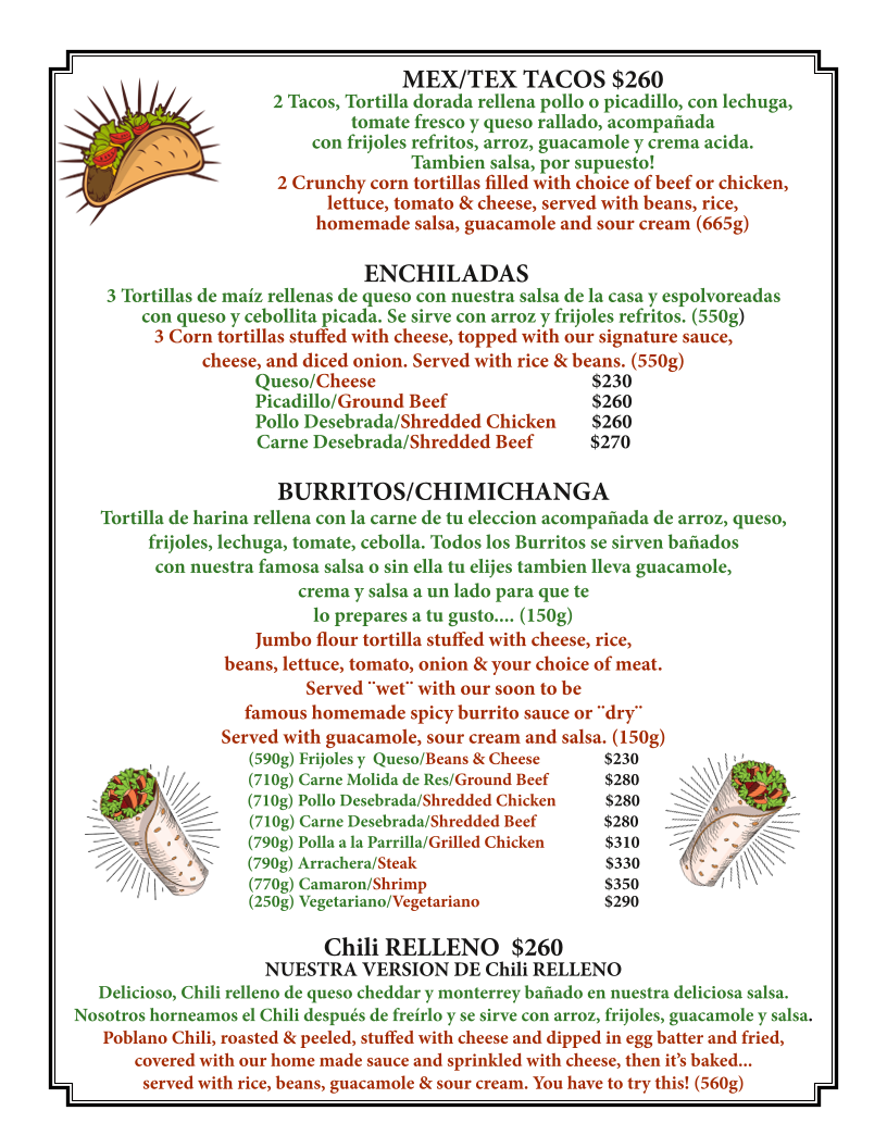 Nacho Daddy Menu Photo 2