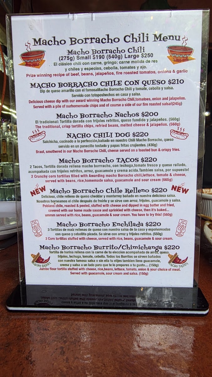 Nacho Daddy Menu Photo 7