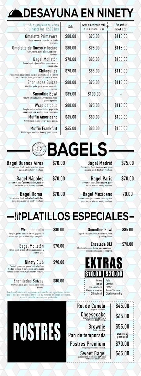 Ninety Coffee - Cafetería De Especialidad Menu Photo 7