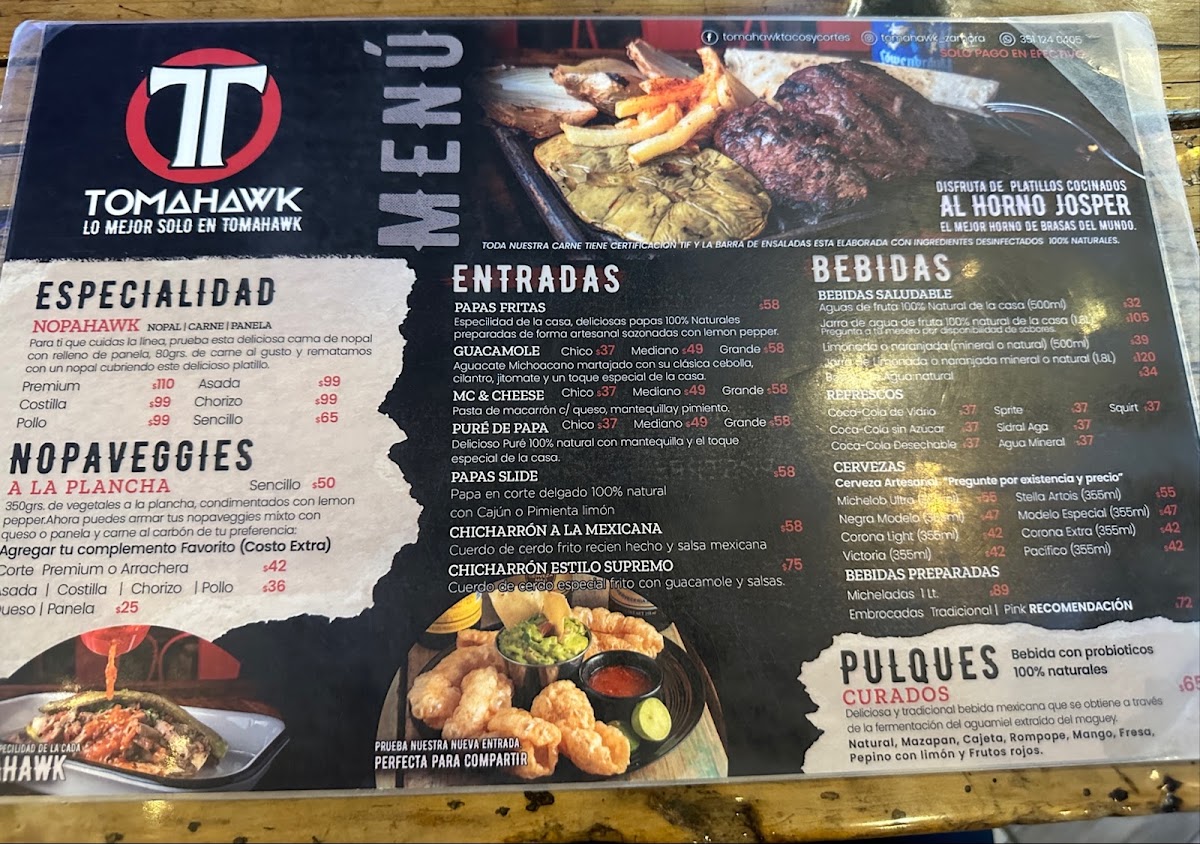 Nopahawk (zamora) Menu Photo 4