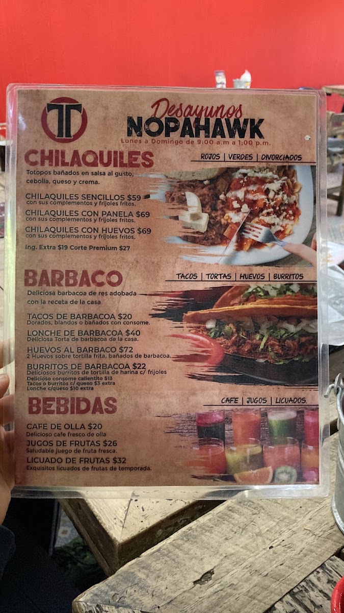 Nopahawk (zamora) Menu Photo 6