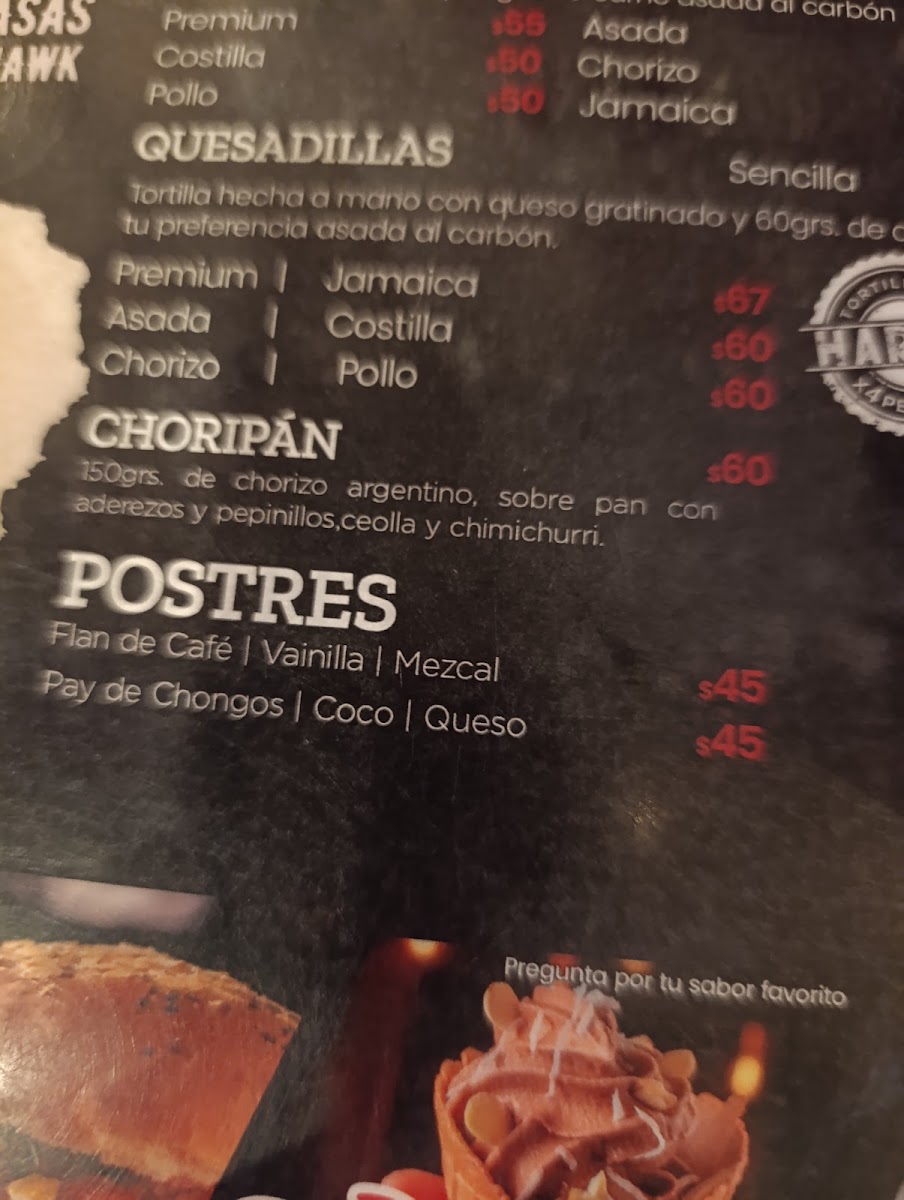 Nopahawk (zamora) Menu Photo 7