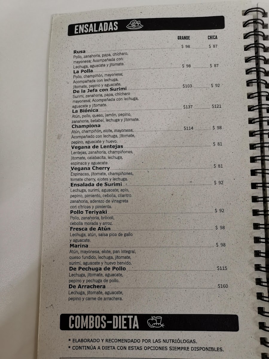 Nutribionicos Reforma Menu Photo 4