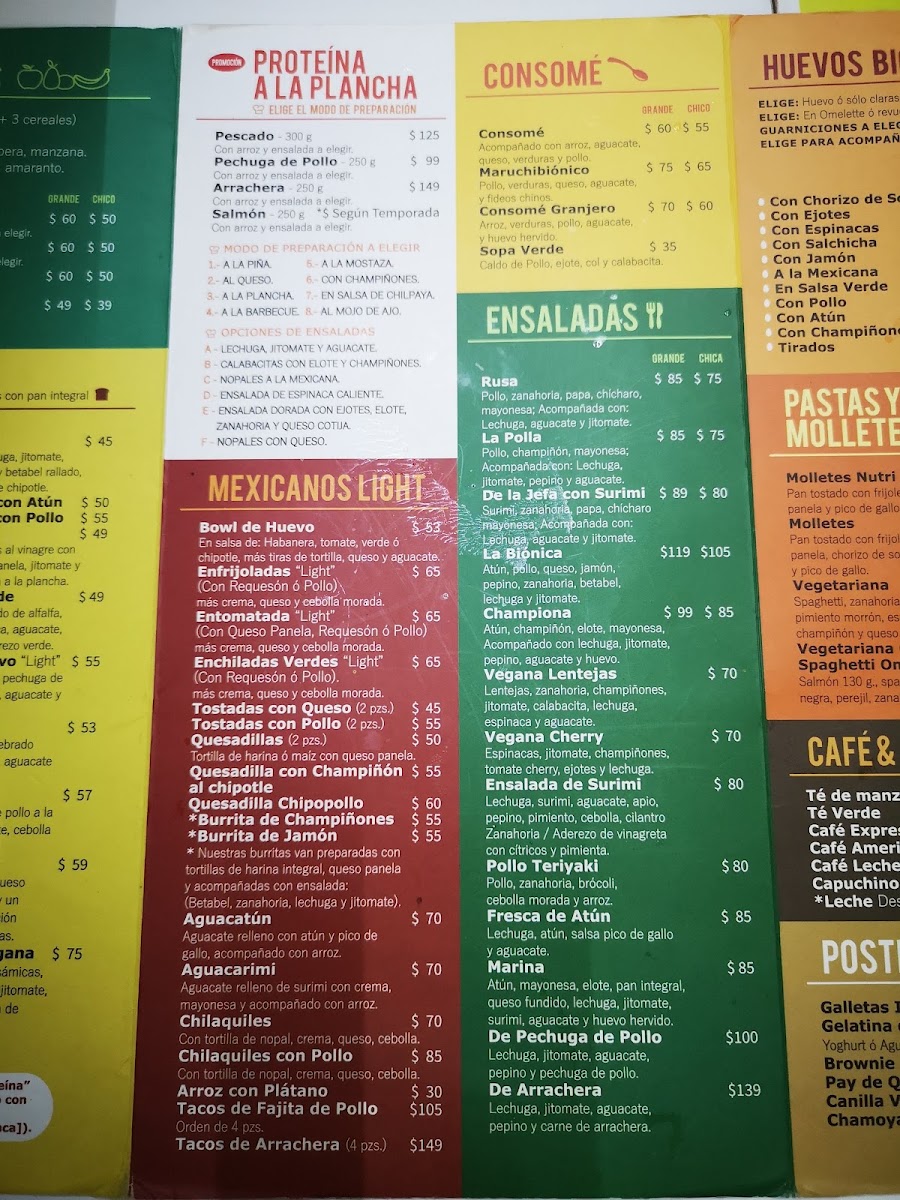 Nutribionicos Reforma Menu Photo 6