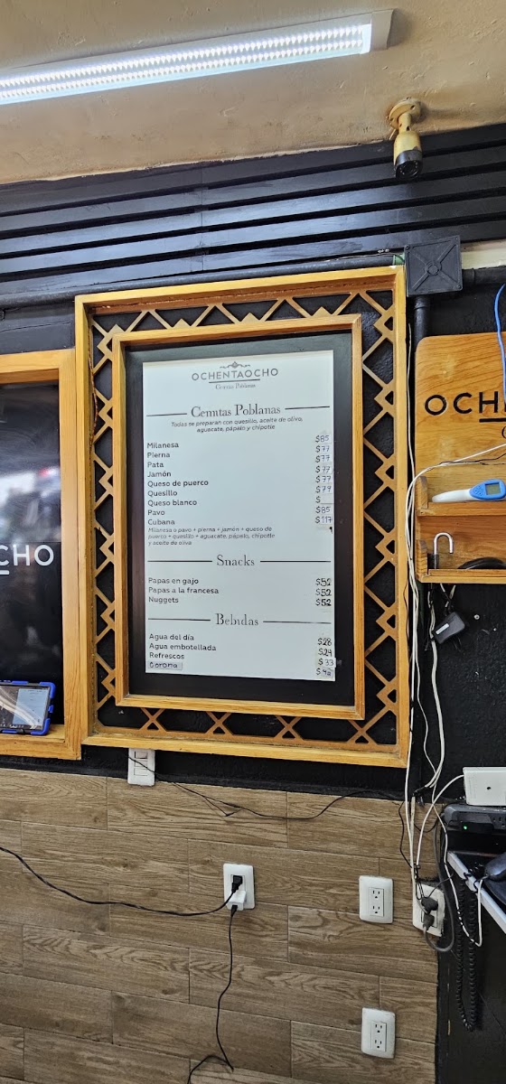 Ochentaocho Cemitas Poblanas Menu Photo 5