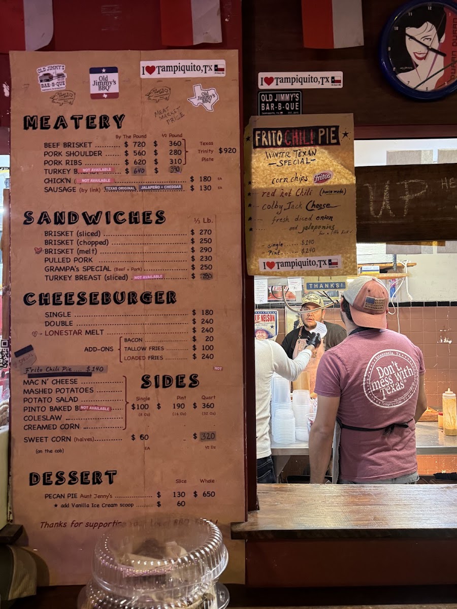 Old Jimmy's BBQ #TampiquitoTx Menu Photo 2