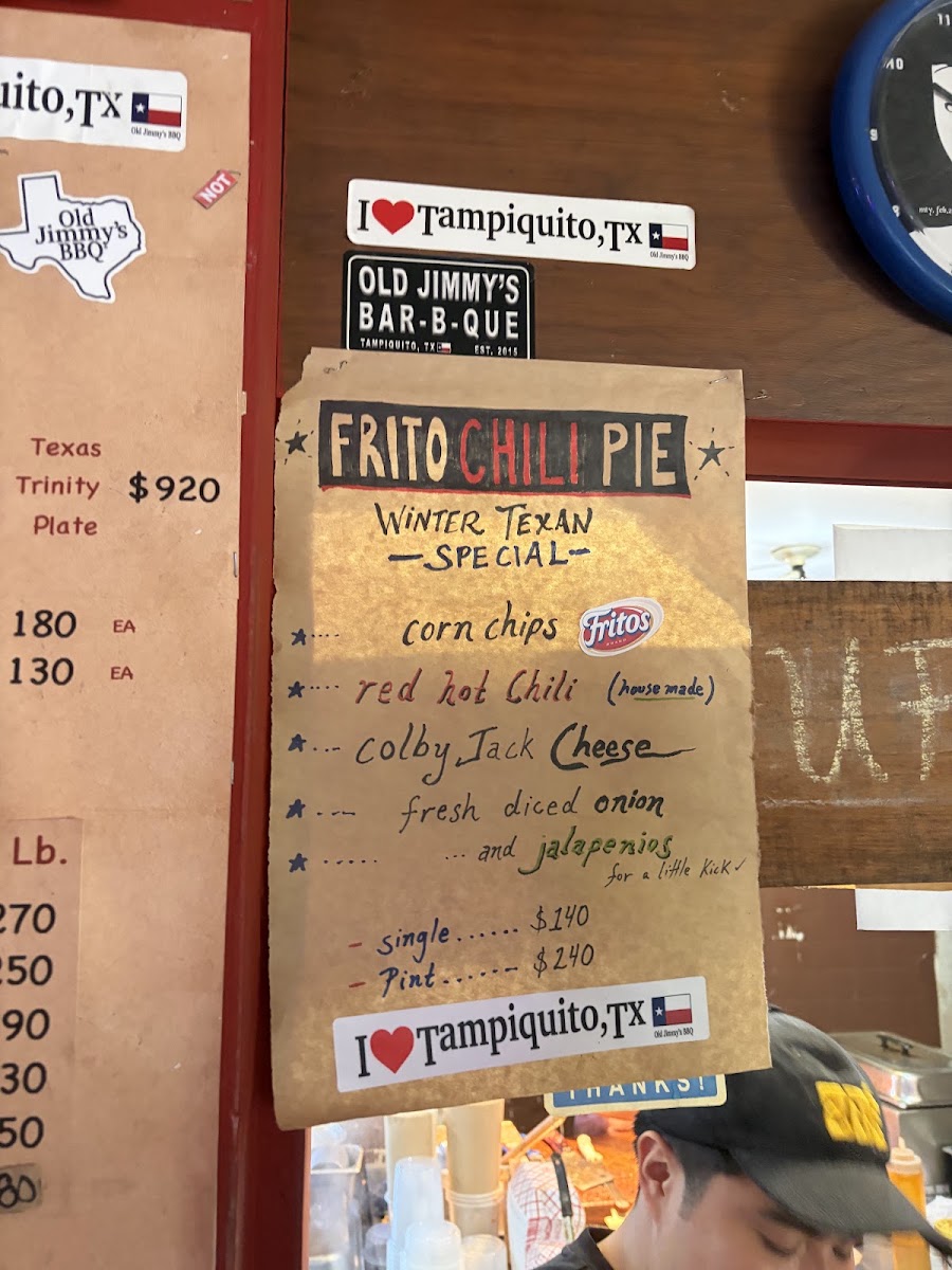 Old Jimmy's BBQ #TampiquitoTx Menu Photo 3