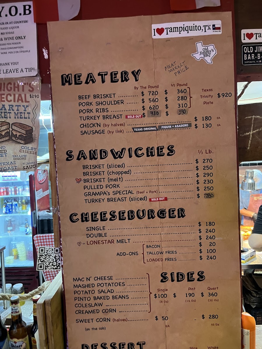 Old Jimmy's BBQ #TampiquitoTx Menu Photo 6