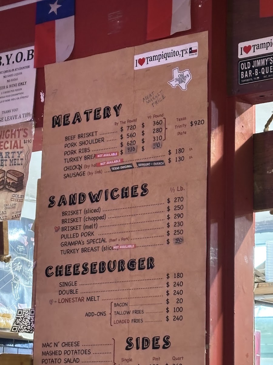 Old Jimmy's BBQ #TampiquitoTx Menu Photo 7