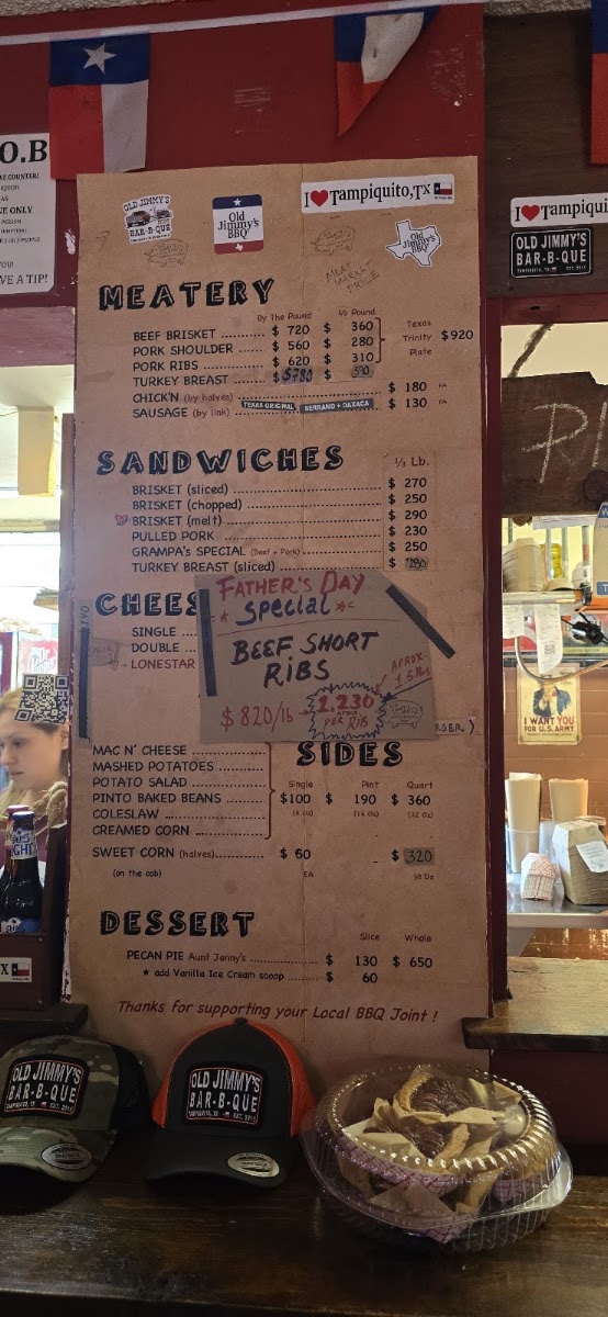 Old Jimmy's BBQ #TampiquitoTx Menu Photo 9