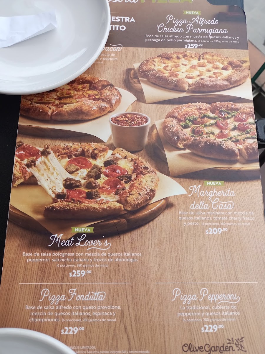 Olive Garden Italian Restaurant Menu Photo 6