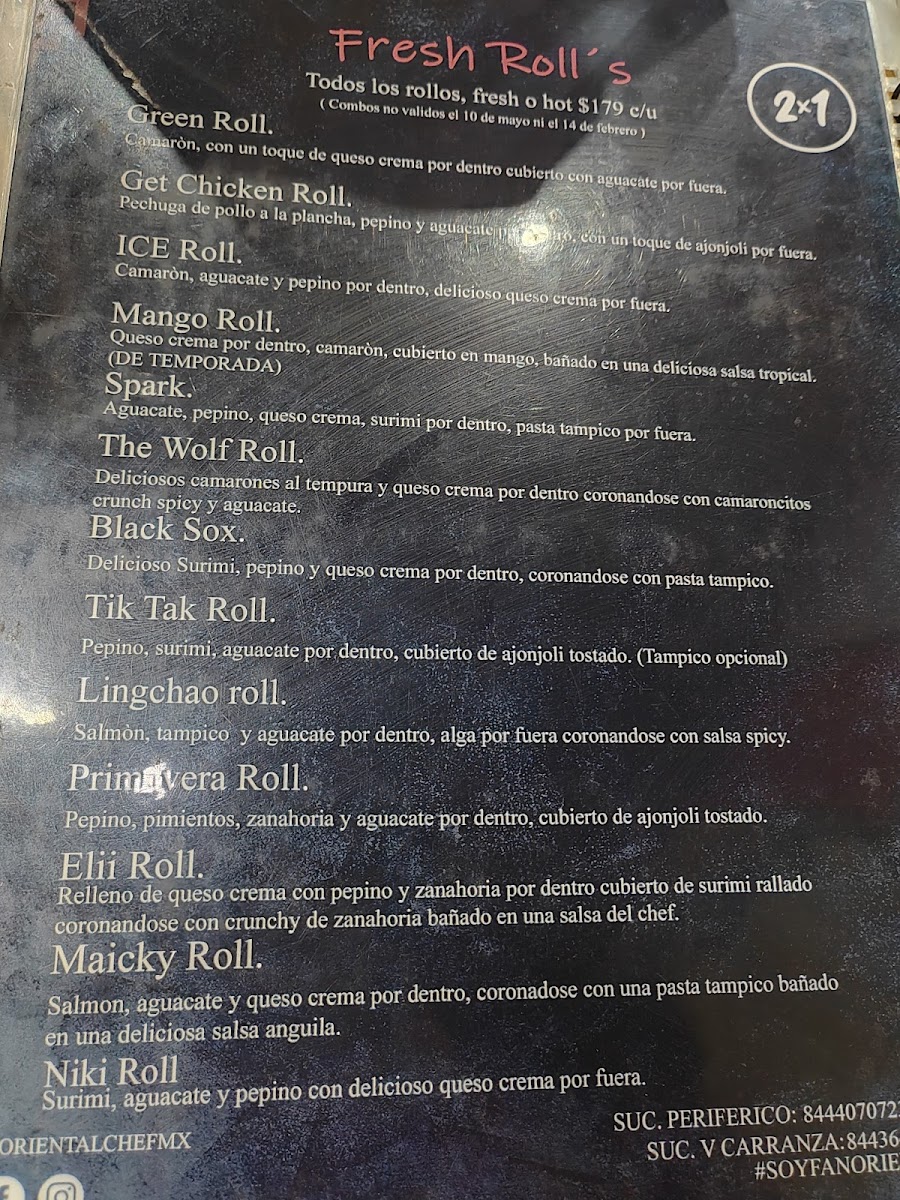 Oriental Chef Menu Photo 7