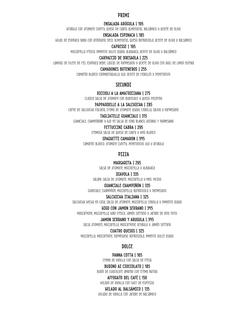 Osteria 8 Menu Photo 2