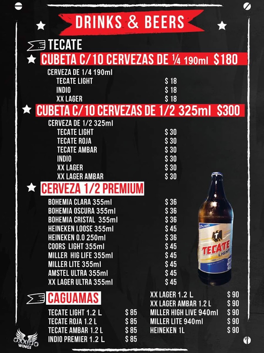 Oxxido Wings Menu Photo 4