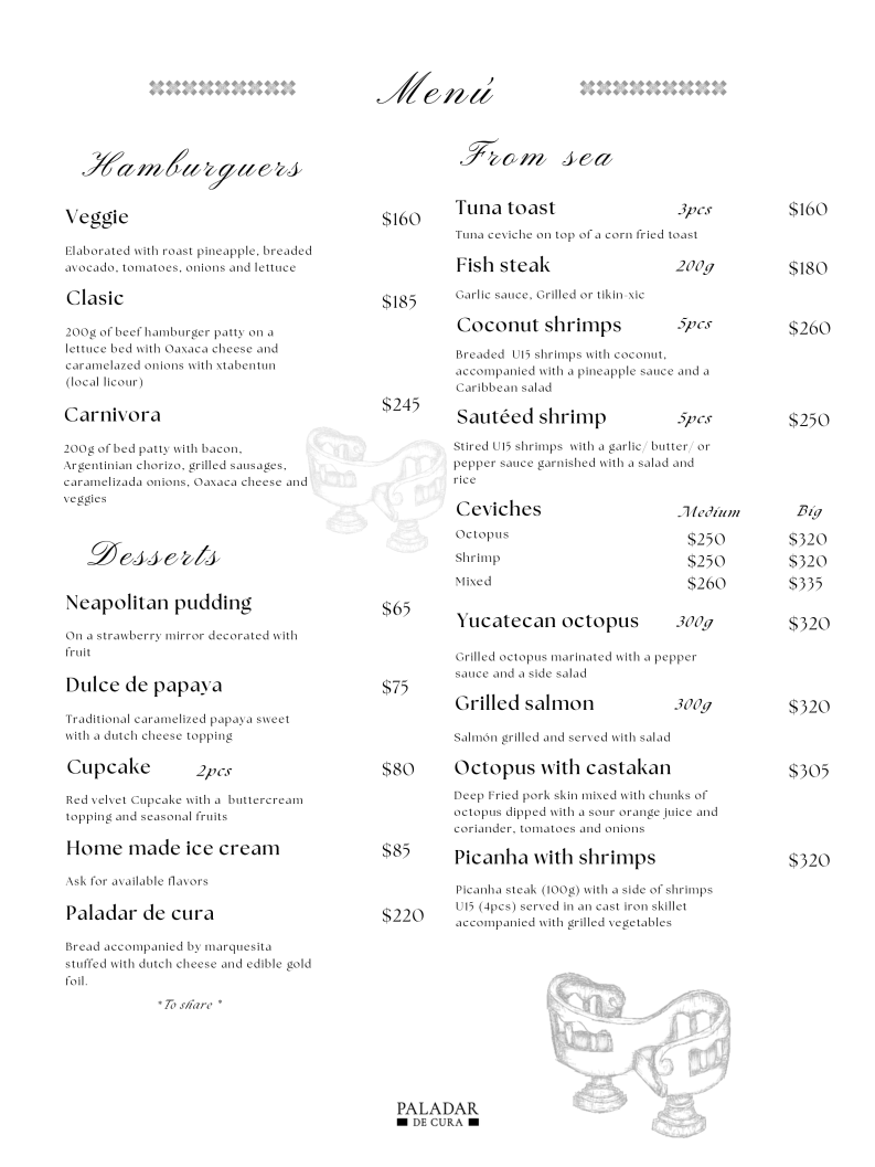 Paladar De Cura Menu Photo 10