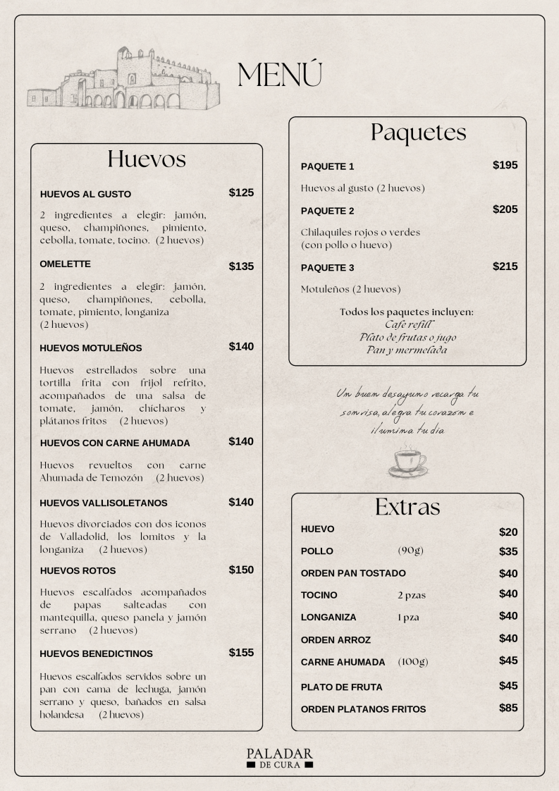 Paladar De Cura Menu Photo 2