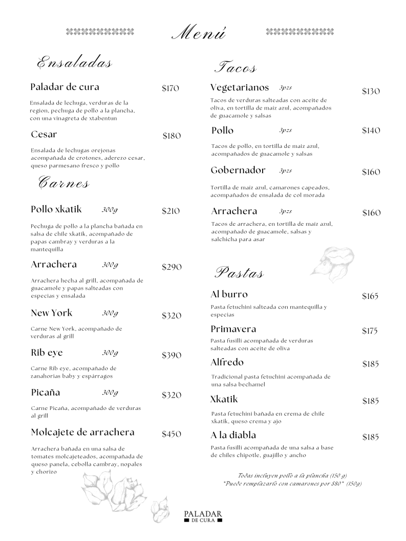 Paladar De Cura Menu Photo 7