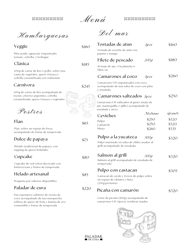 Paladar De Cura Menu Photo 8