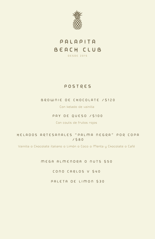Palapita Bar Menu Photo 10