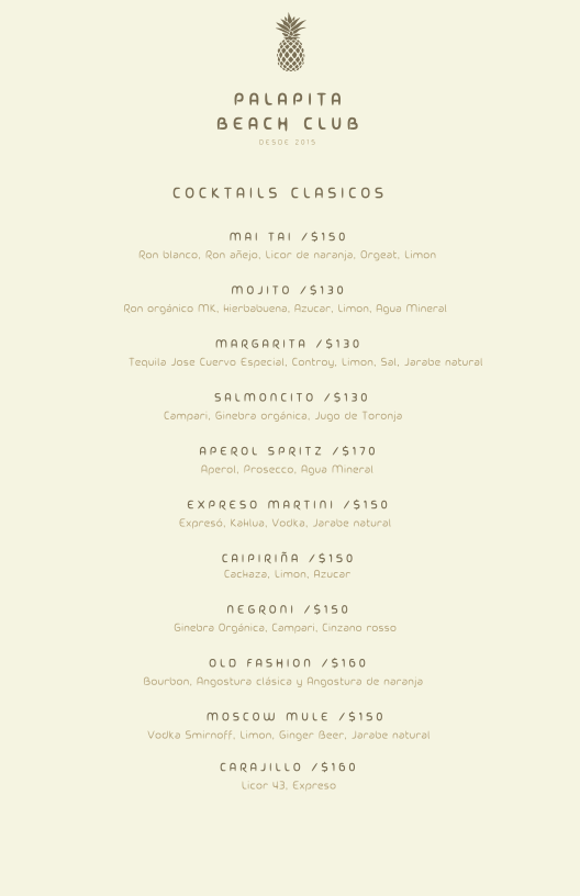 Palapita Bar Menu Photo 5