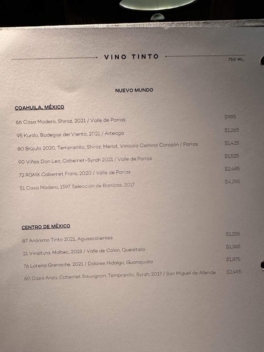 Pangea Menu Photo 10