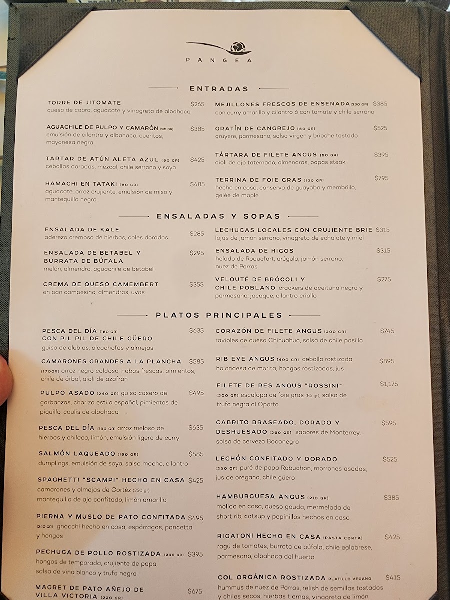Pangea Menu Photo 3