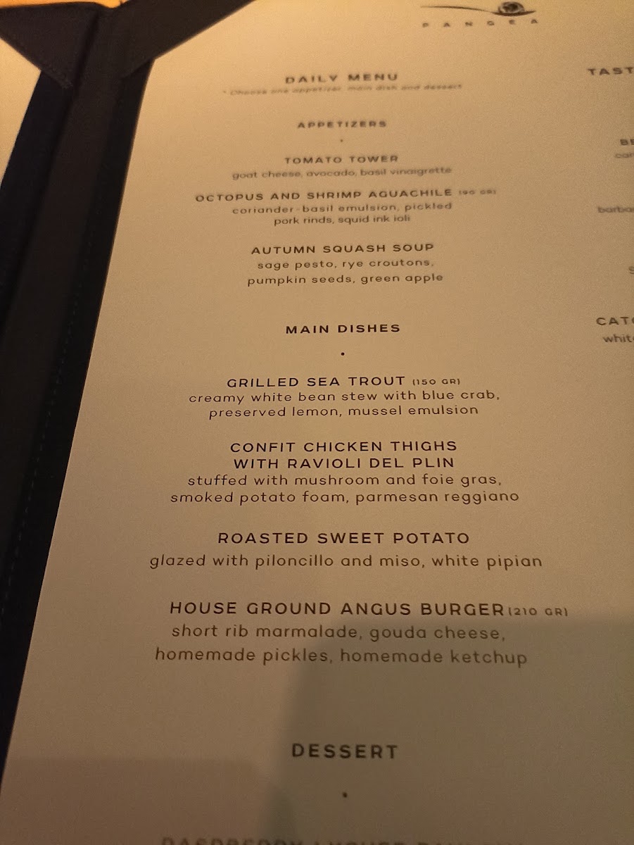 Pangea Menu Photo 6