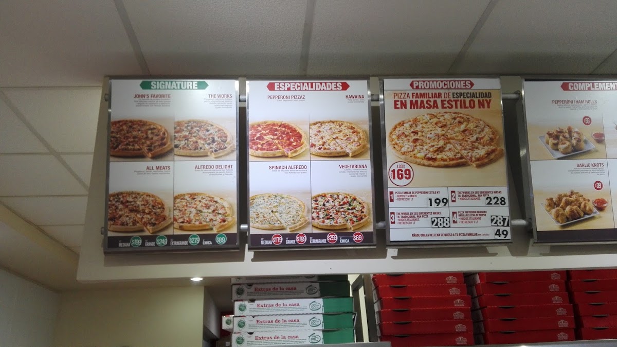 Papa John´s Pizza Menu Photo 3