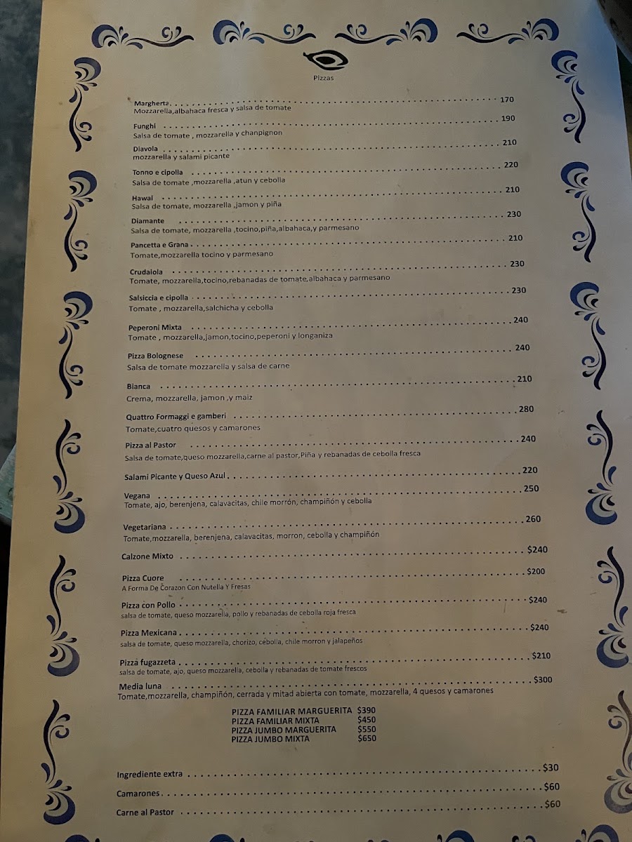 Papaya Pizza & Co Tulum Menu Photo 4