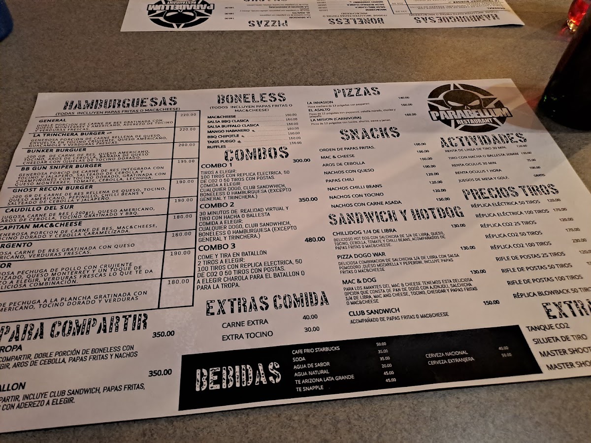 Parabellum Restaurant Y Bbgun Arena Menu Photo 10