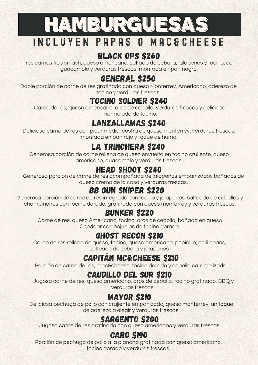 Parabellum Restaurant Y Bbgun Arena Menu Photo 3