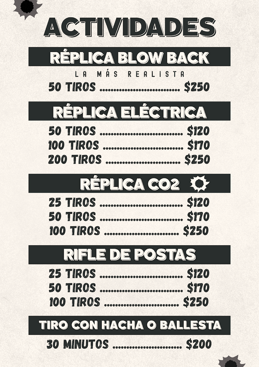 Parabellum Restaurant Y Bbgun Arena Menu Photo 5