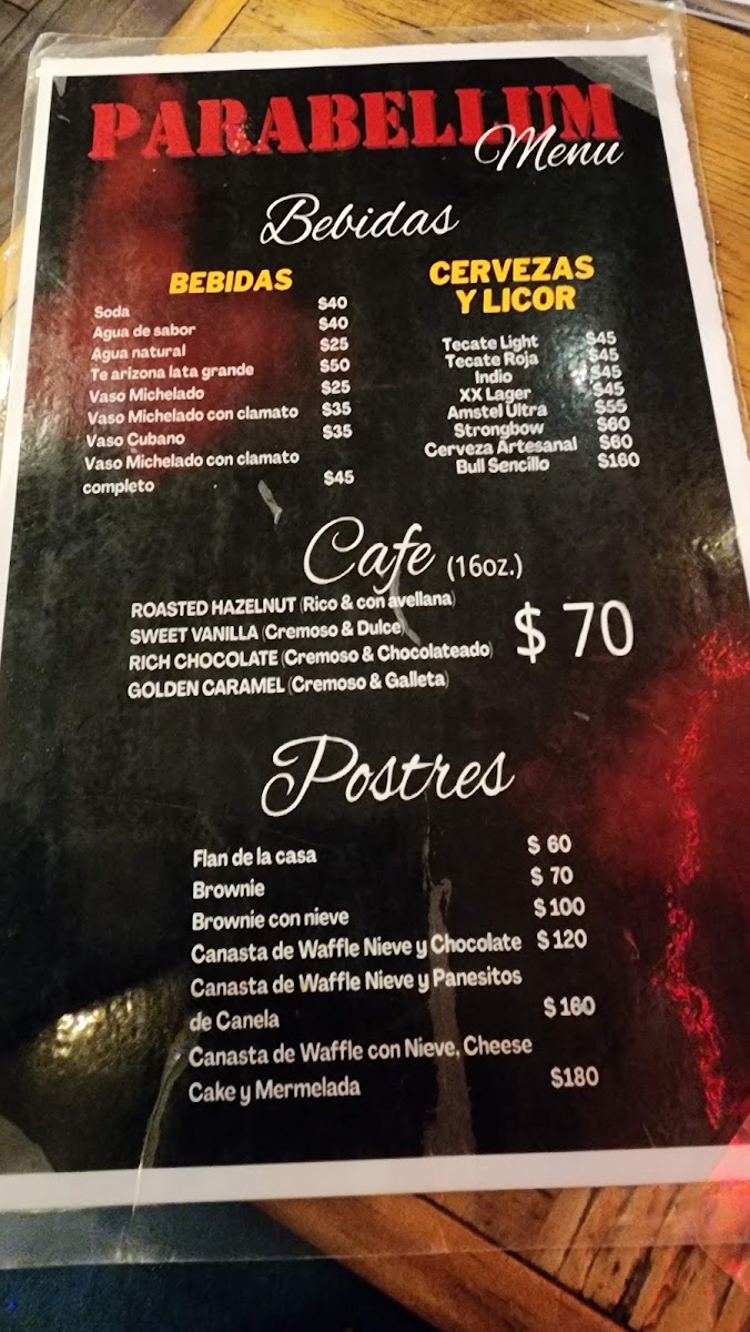 Parabellum Restaurant Y Bbgun Arena Menu Photo 6