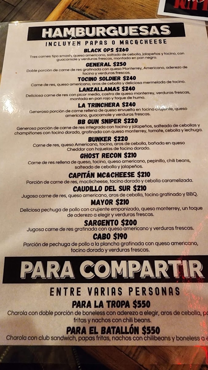 Parabellum Restaurant Y Bbgun Arena Menu Photo 7
