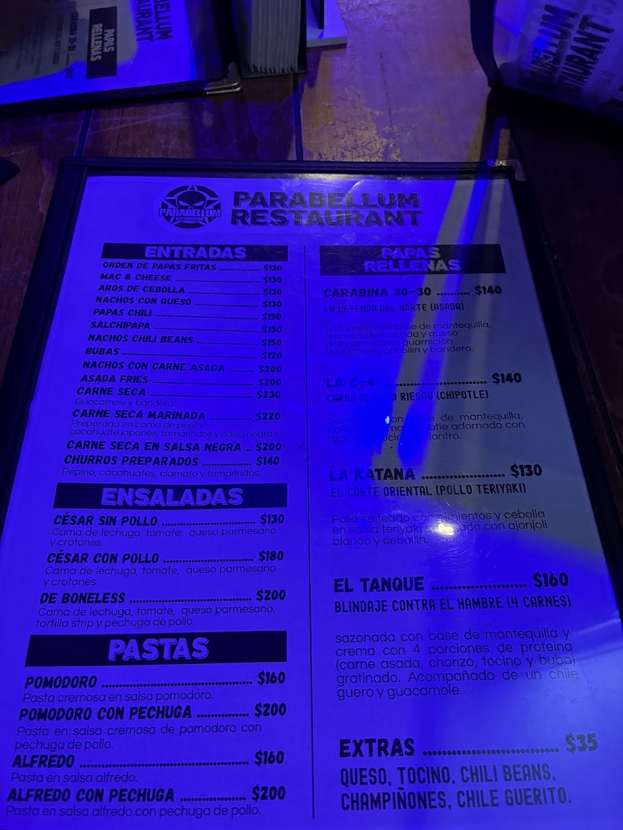 Parabellum Restaurant Y Bbgun Arena Menu Photo 8